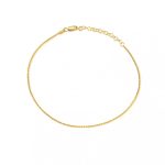 Fußkettchen aus 14-karätigem Gold, Barbara