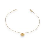 Fußkettchen aus 14-karätigem Gold, Barbara