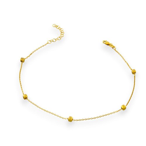 Fußkettchen aus 14-karätigem Gold, Barbara