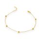 Fußkettchen aus 14-karätigem Gold, Barbara