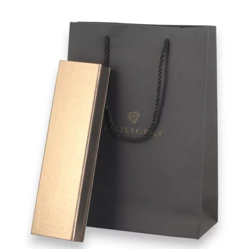 Díszcsomagolás nyaklánc, karlánc, bokalánc részére (doboz + dísztáska)