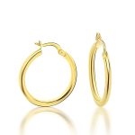 Elegante Creolen aus 14-karätigem Gold