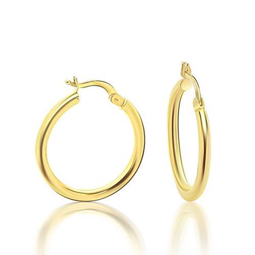 Elegante Creolen aus 14-karätigem Gold
