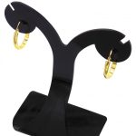 Creolen aus 14-karätigem Gold, graviert