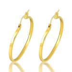 Creolen aus 14-karätigem Gold, 32 mm