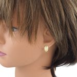 Ohrringe aus 14-karätigem Gold mit Gravur