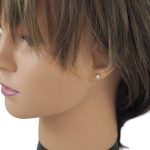 Ohrstecker aus 14-karätigem Gold mit Kristall