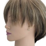 Kinderohrringe aus 14-karätigem Gold, grün