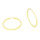 Ohrringe aus 14-karätigem Gold, großer Ring 50 mm