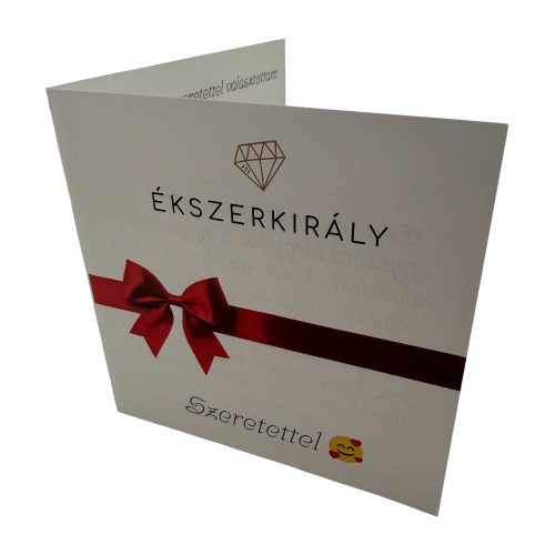 Ékszerkirály ajándékkártya