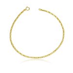 Armband aus 14-karätigem Gold, ohne Kugel