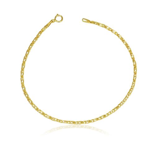 Armband aus 14-karätigem Gold, ohne Kugel