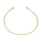 Armband aus 14-karätigem Gold, ohne Kugel