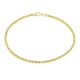 Armband aus 14-karätigem Gold mit Flechtmuster Waless, 18,5 cm