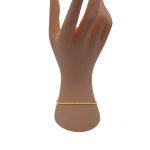 Armband aus 14-karätigem Gold mit Flechtmuster Waless, 18,5 cm