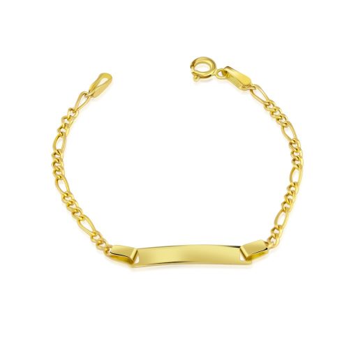 Armband aus 14-karätigem Gold für Kinder, mit Gravur möglich