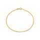 14k Goldarmband Anker 18 cm