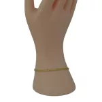 Armband aus 14-karätigem Gold Bismarck, 18,5 cm