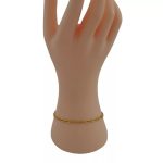 Goldarmband 14k, Scharless 19,5 cm