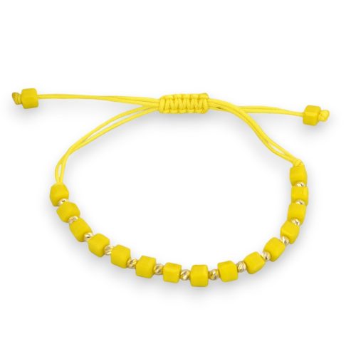 Uhrenarmband aus 14-karätigem Gold mit Perlen