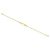 14k Goldarmband für Kinder, gravierbar, 15,5 cm
