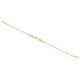 14k Goldarmband für Kinder, gravierbar, 15,5 cm