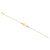 14k Goldarmband für Kinder, gravierbar, 15,5 cm