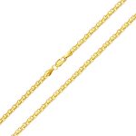 Halskette aus 14-karätigem Gold, Biscmarck, 45 cm