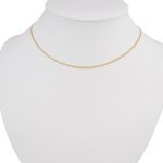 Halskette aus 14-karätigem Gold, Mona Lisa, 45 cm