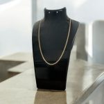 14k Goldkette, Mona Lisa, 45 cm