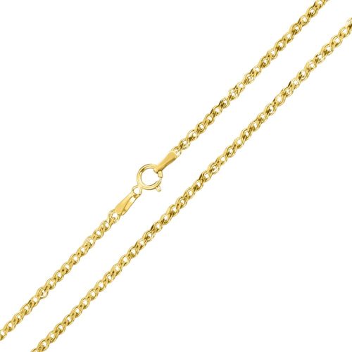 14k Goldkette, Mona Lisa, 45 cm
