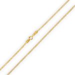 Halskette aus 14-karätigem Gold, Biscmarck, 45 cm