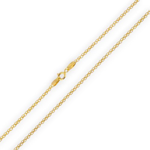 Halskette aus 14-karätigem Gold, Biscmarck, 45 cm