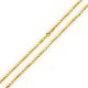 Halskette aus 14-karätigem Gold, Biscmarck, 45 cm