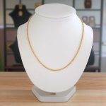 Halskette aus 14-karätigem Gold, Biscmarck, 45 cm