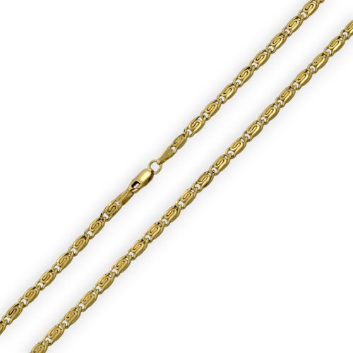 Halskette aus 14-karätigem Gold, Singapur, 45 cm