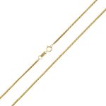 Halskette aus 14-karätigem Gold, Singapur, 45 cm