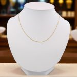 Halskette aus 14-karätigem Gold, Singapur, 45 cm