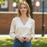 Halskette aus 14-karätigem Gold, Anker, 45 cm