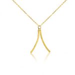 Halskette aus 14-karätigem Gold mit einzigartigem Anhänger