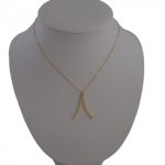 Halskette aus 14-karätigem Gold mit einzigartigem Anhänger