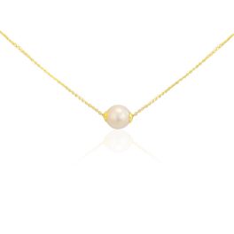14k Gold Halskette mit Perle