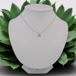 14k Goldkette mit Kleeblatt-Anhänger