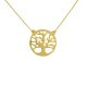 14k Goldkette mit Lebensbaum-Anhänger