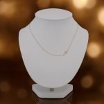 14k Goldkette mit integriertem Kreuz