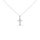 14k Goldkette mit integriertem Kreuz