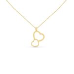 14k Goldkette mit integriertem Kreuz