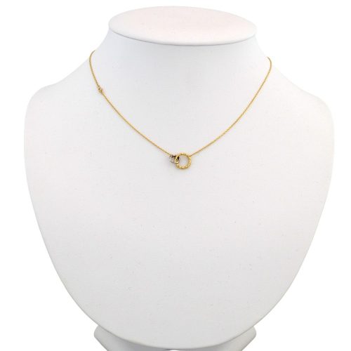 14k Goldkette mit integriertem Kreuz