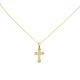 14k Goldkette mit integriertem Kreuz
