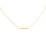 14k Goldkette mit integriertem Kreuz